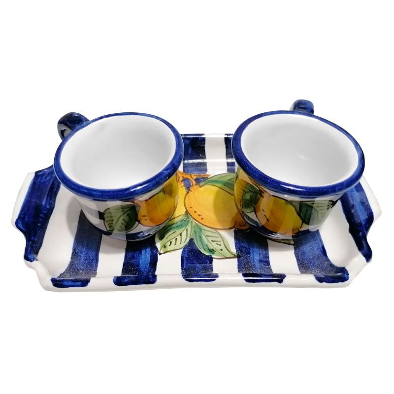 Coffee Cup and Tray Set “Tet-a-Tet” Favor....