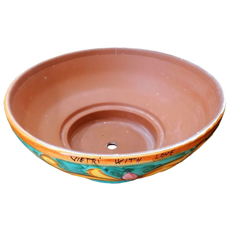 Vaso ciotola Linea Barocco Ceramica di Vietri...