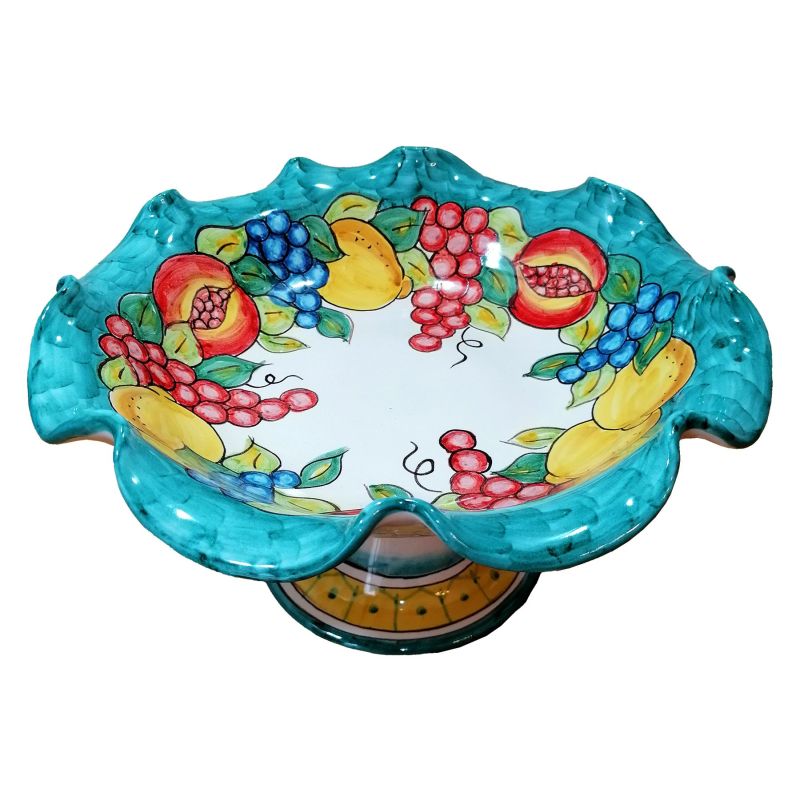 Alzata linea Fruttina- Centrotavola in Ceramica...