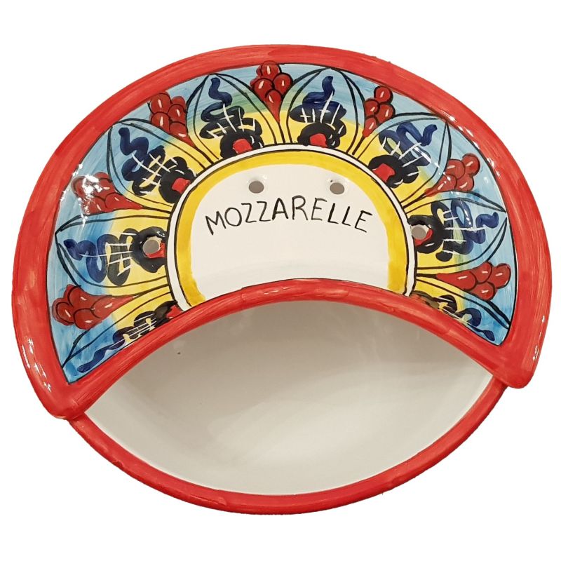 Sponzapane Porta Mozzarella decoro geometrico -...