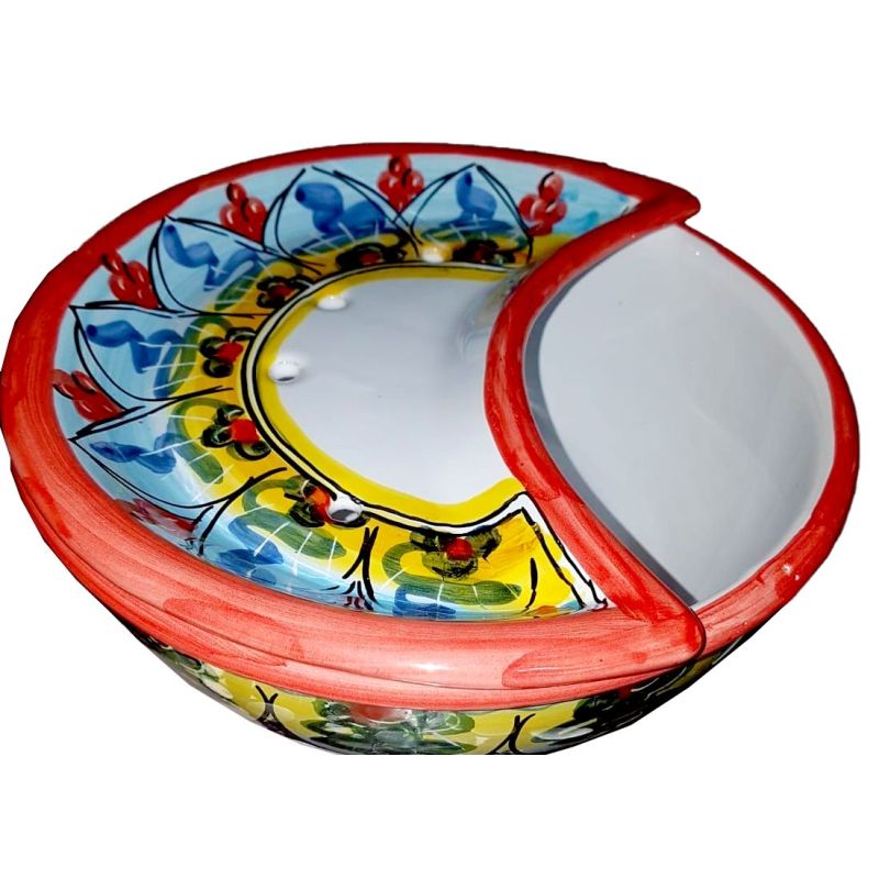 Sponzapane Porta Mozzarella decoro geometrico -...