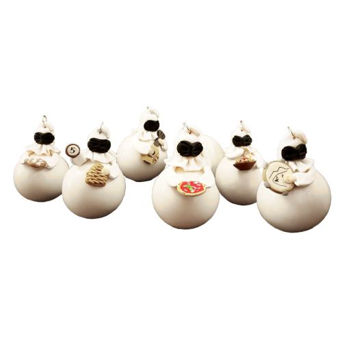 Boule de Noël. Pulcinelle. Céramique Vietri peinte à la... 2