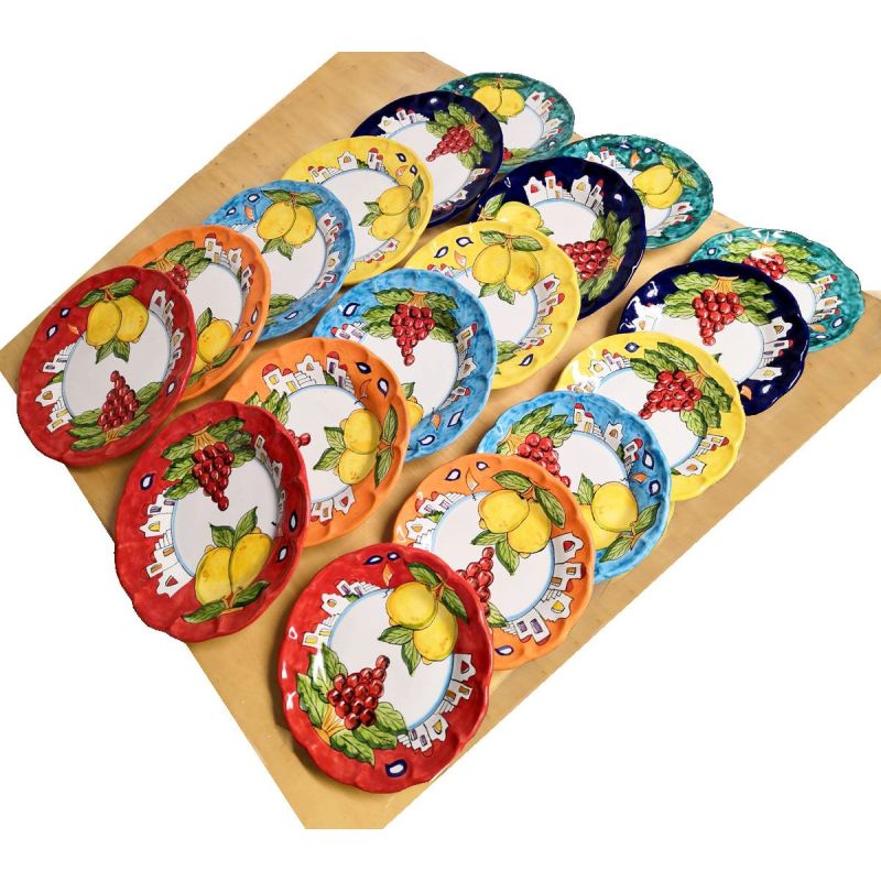 Línea de platos Casas y Limones en ceramica...