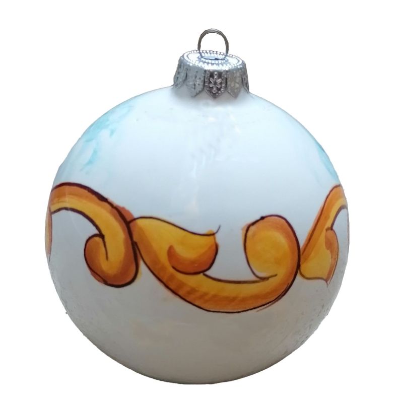 Bola de Navidad. Adorno navideño. Cerámica de...