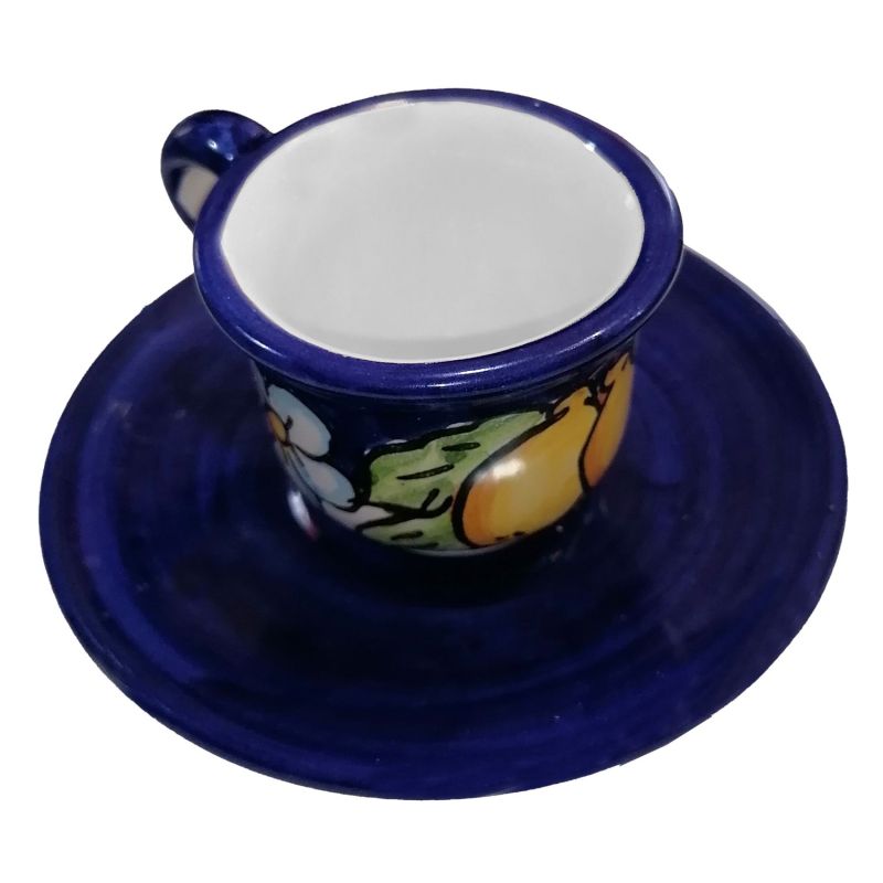 Tazzina da caffè con piattino. Linea Fiori e...