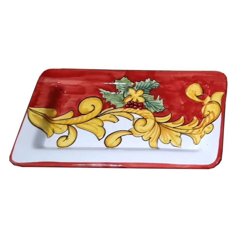 Dish, Plate Christmas Line, handpainted in...