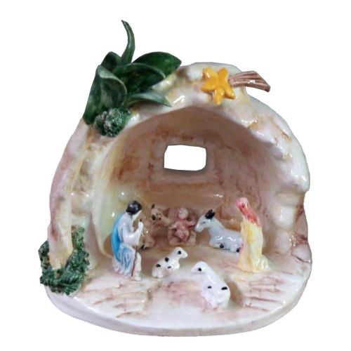 Crèche en céramique de Vietri. Peint à la main