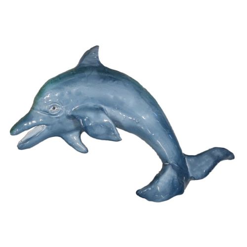 Dolphin wall mount handpainted Vietri ceramic