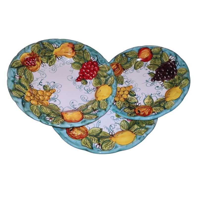 Placas de línea Fruttina en ceramica vietrese
