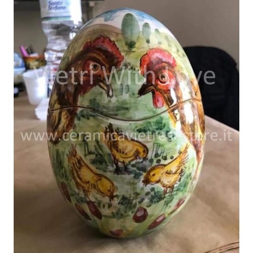 Sammelbare Ostereier. aus Vietri-Keramik. Handgemalt