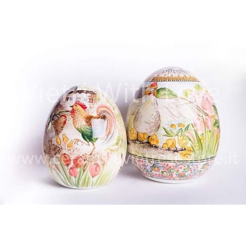 Huevos de Pascua coleccionables. en cerámica de Vietri....