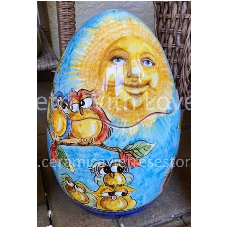 Huevos de Pascua coleccionables. en cerámica de...