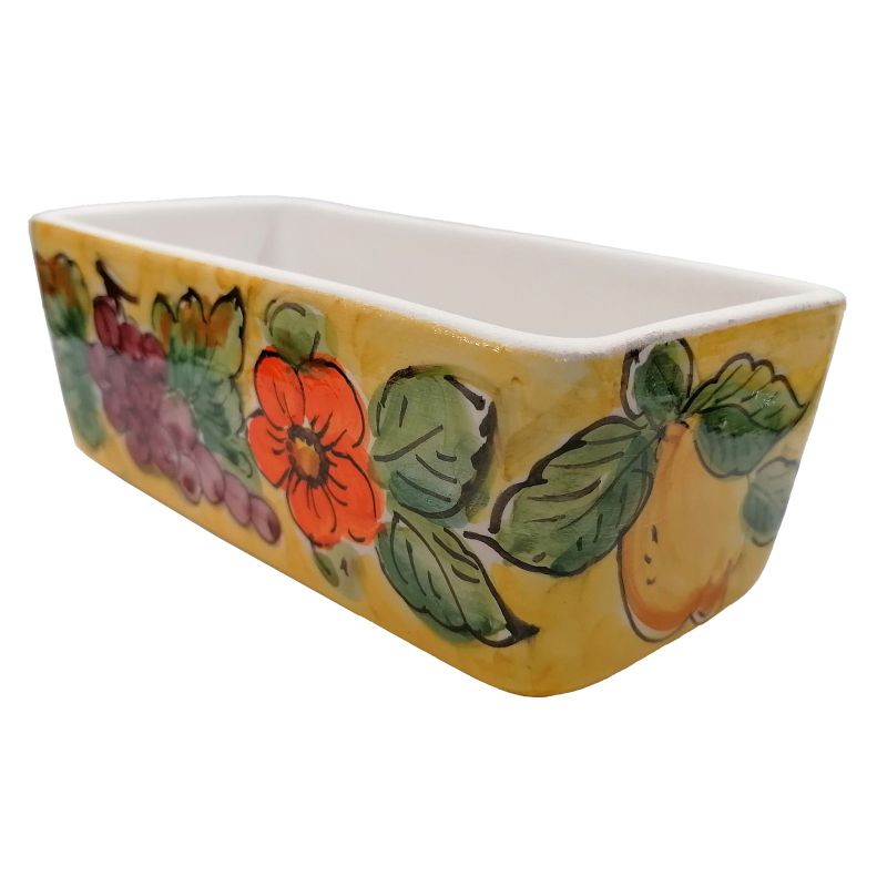 Mini rectangular planter. Vietri ceramic....