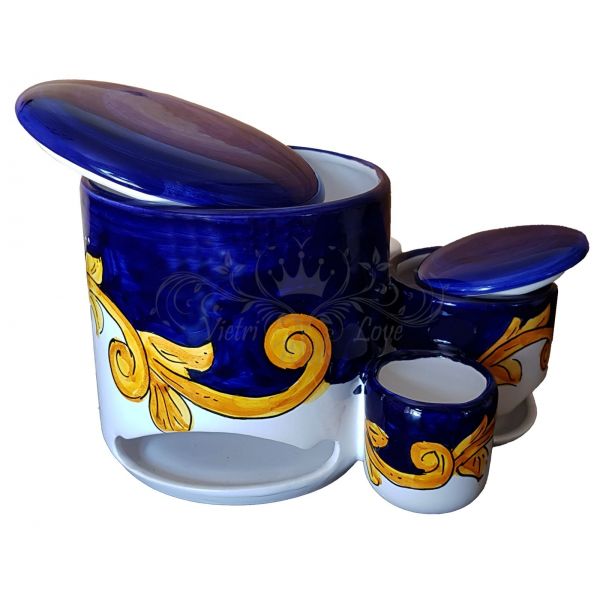 Dosatore sapone mani - Ceramiche di Vietri - Su
