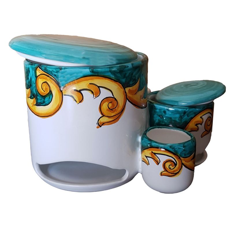Pod holder. Baroque Line Handpainted Vietri...