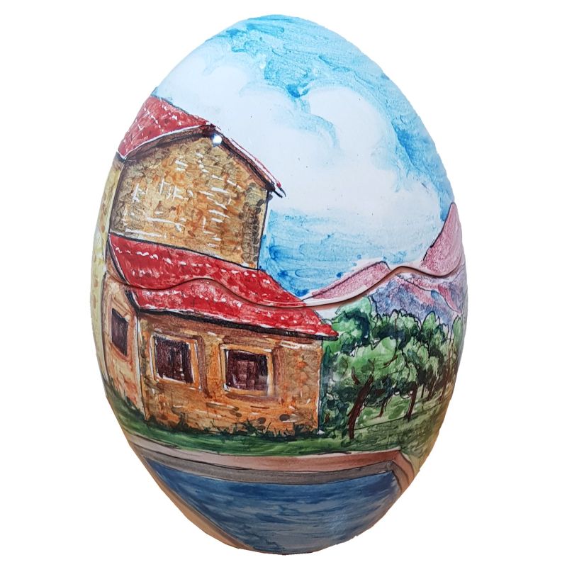 Uova pasquali da collezione. in ceramica di...