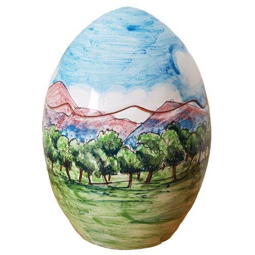 Sammelbare Ostereier. aus Vietri-Keramik. Handgemalt