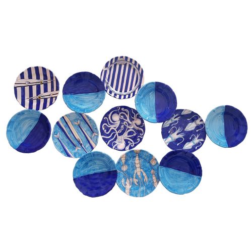 Assiette collection Mer. Céramique de Vietri