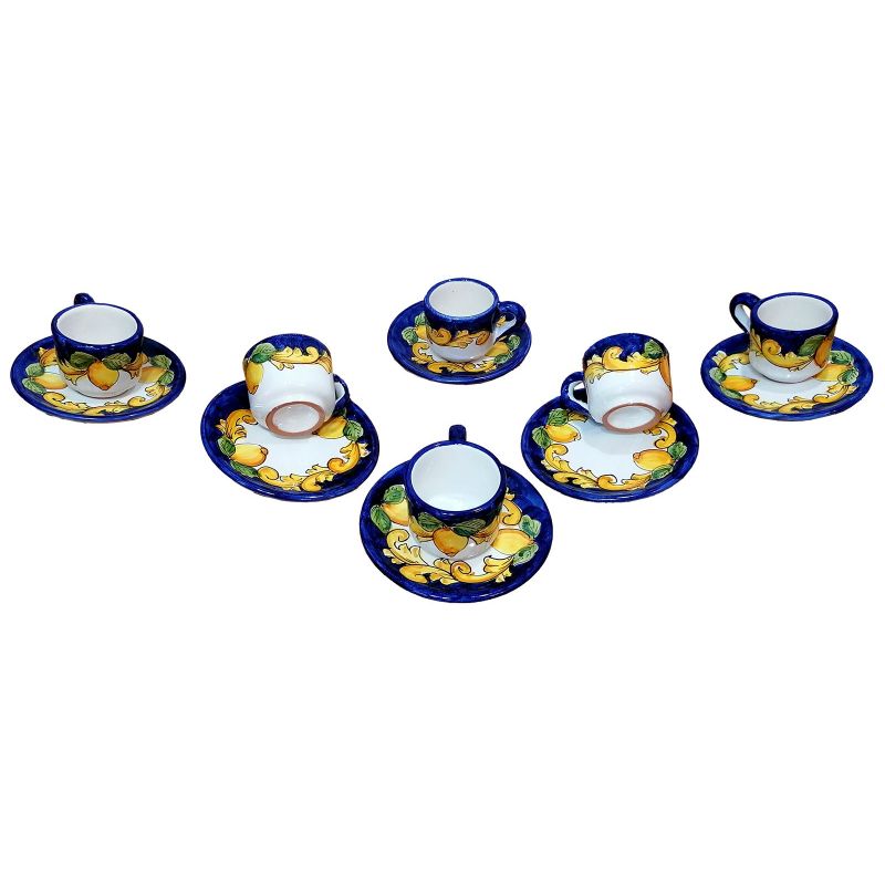 Set tasse à café et soucoupe. Ligne Baroque et...