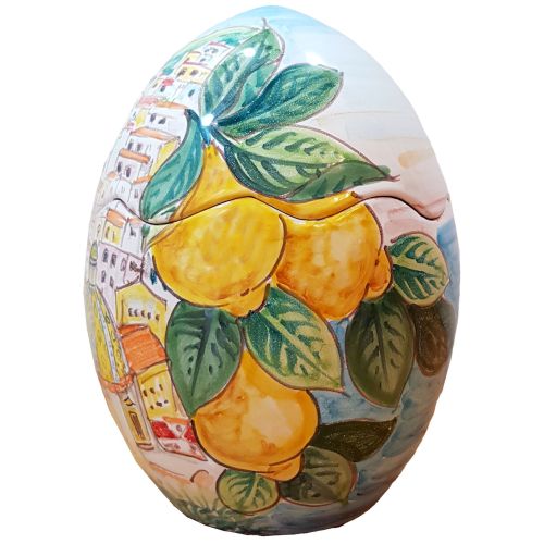 Huevos de Pascua coleccionables. en cerámica de Vietri. Pintado a mano
