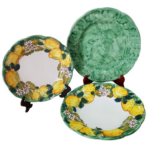 Assiette. Ligne Top. Citrons et Fleurs d’Oranger....