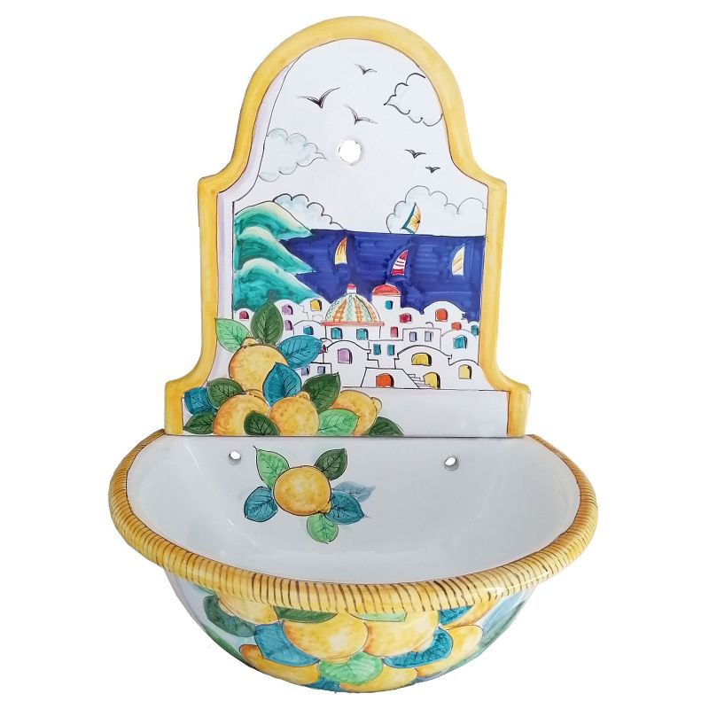 Garden fountain. Little Houses & Lemons line....