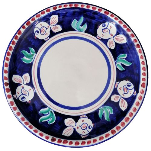 Restaurant Line - Pizzateller. Vietri-Keramik-Tierlinie.