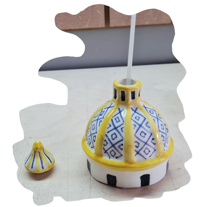 Basilica Dome handpainted Vietri ceramic