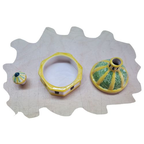 Profumatore Cupola Basilica. Ceramica di vietri dipinta a mano.