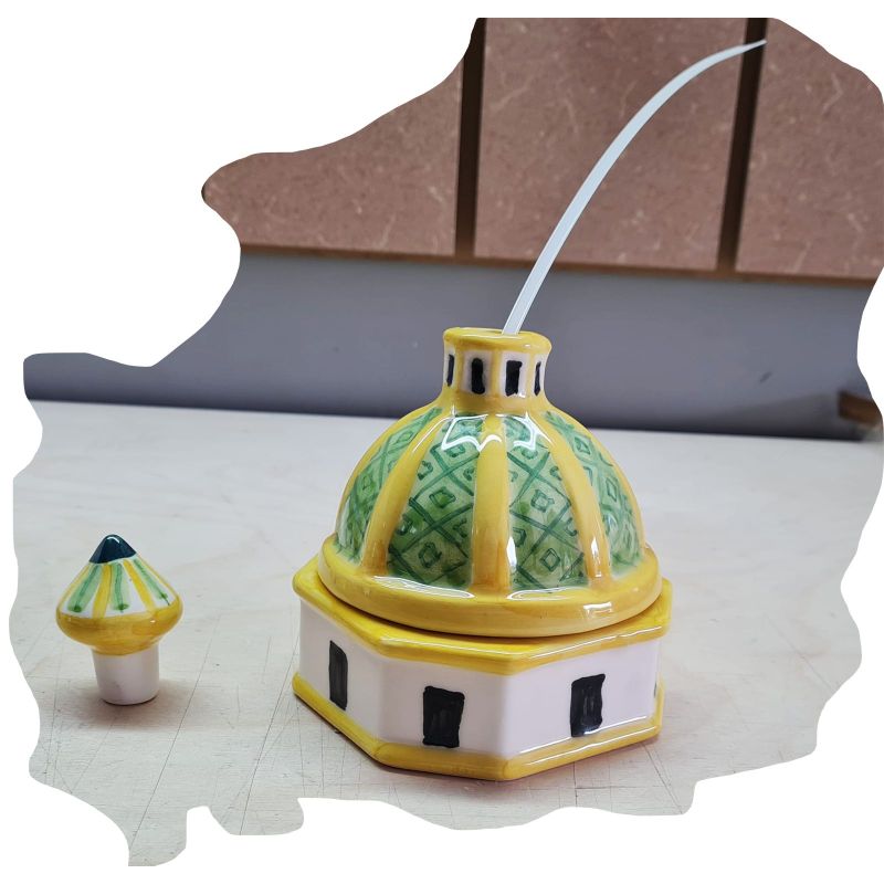 Basilica Dome handpainted Vietri ceramic