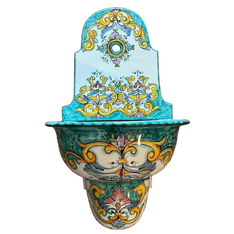 Garden fountain. Positano line. Vietri ceramic,...
