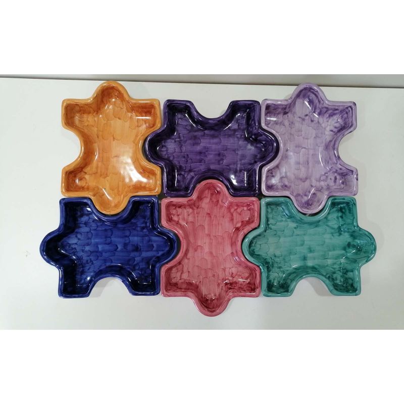 Antipastiera. Cena Fredda. forma puzzle...