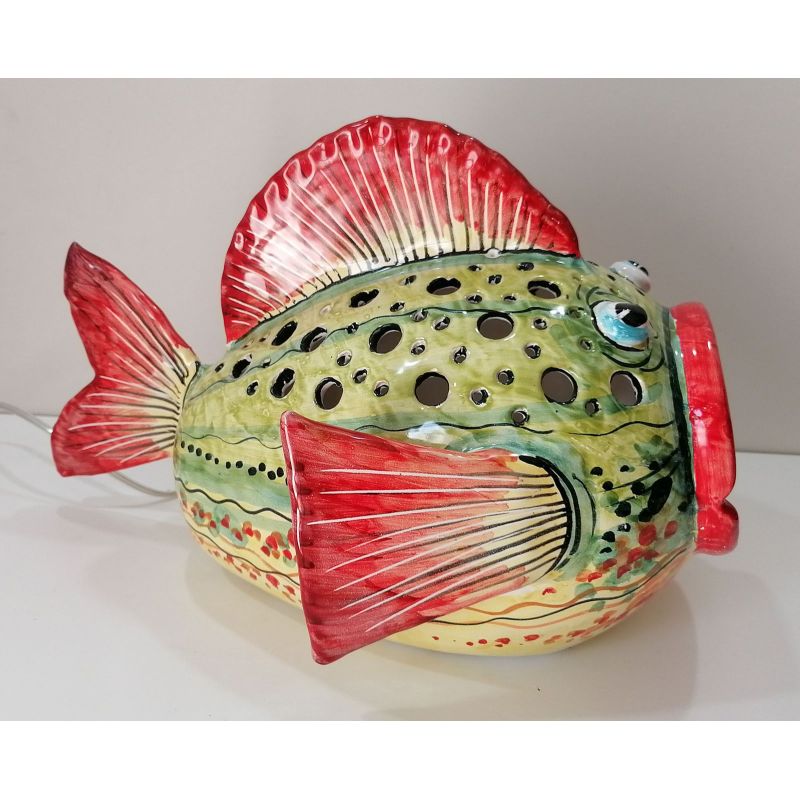 Poisson. Ornements pour la maison peints à la...