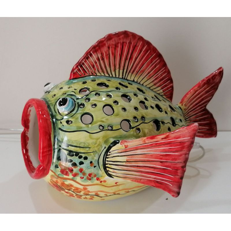 Fish. Home ornaments handpainted Vietri ceramic...