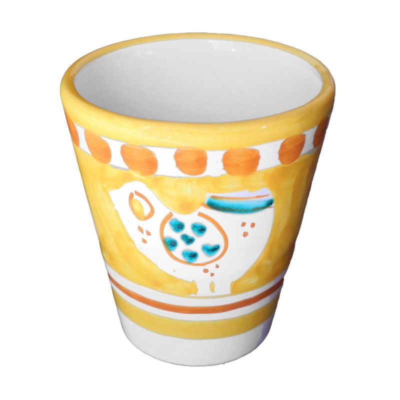 Bicchiere linea Animaletti. Dipinto a mano in...