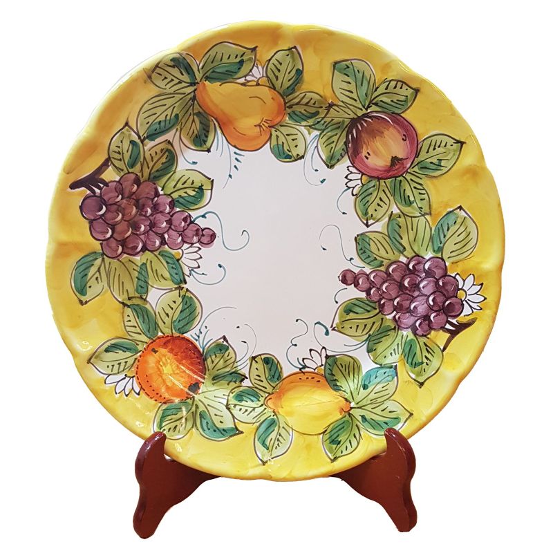 Piatto. Linea Frutta. Ceramica di vietri....