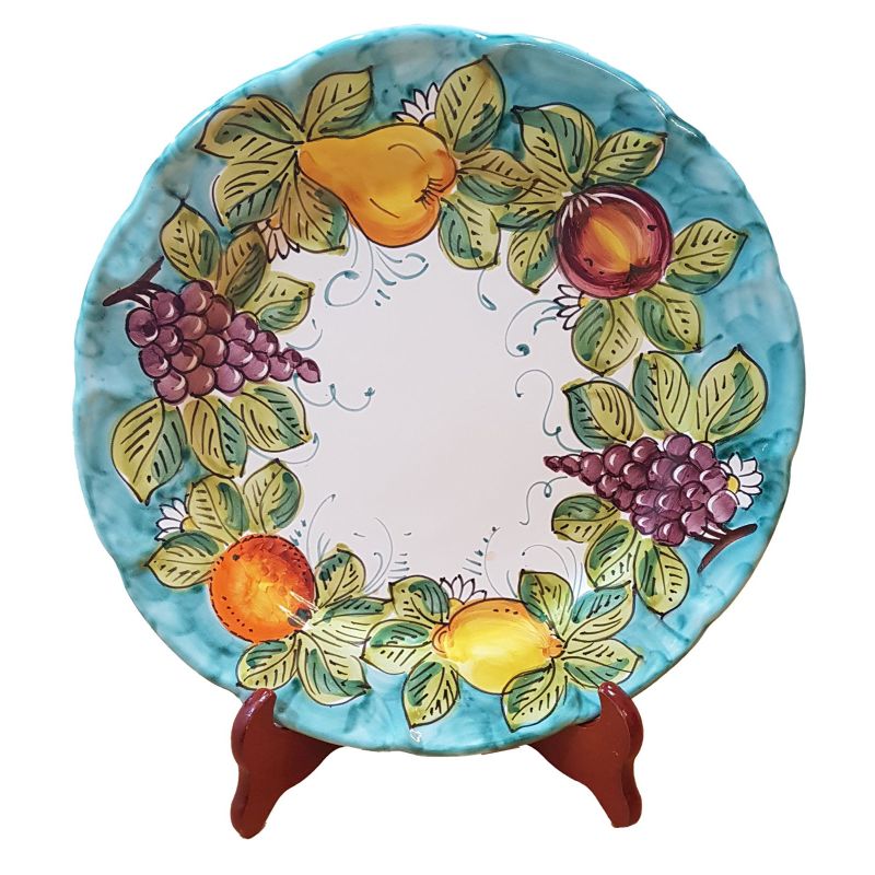 Piatto. Linea Frutta. Ceramica di vietri....