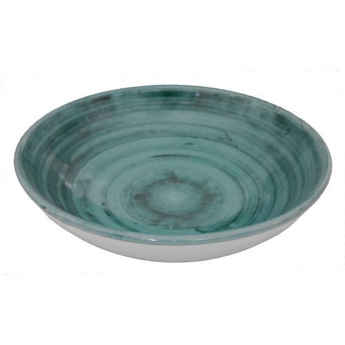 Glatte Suppenschale. Pinselstrich-Kollektion. Handbemalte... 2