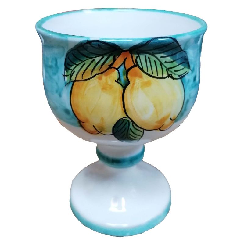 Copa línea pequeña fruta pintada a mano en...