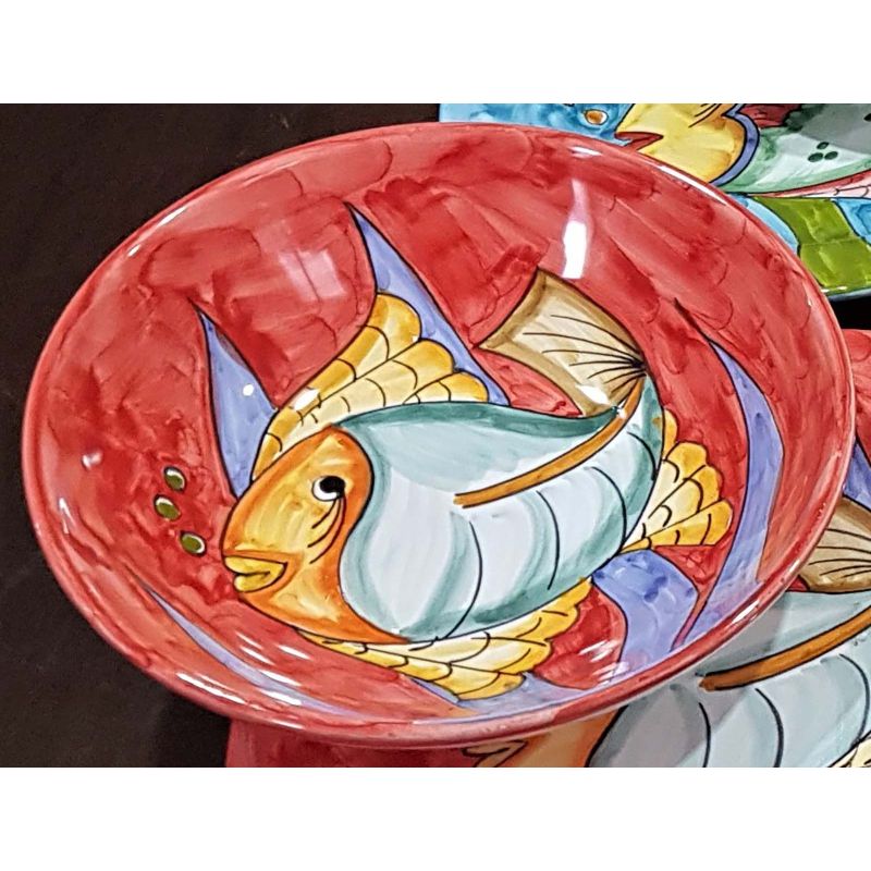 Cuenco liso hondo. Línea Peces. Cerámica de...