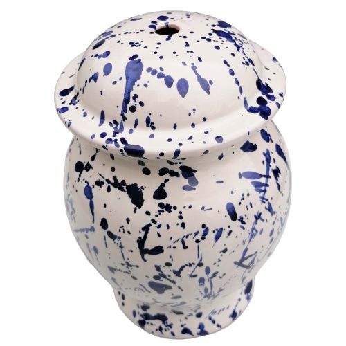 Lume da comodino Linea Moderna. Ceramica Di vietri dipinta a mano.