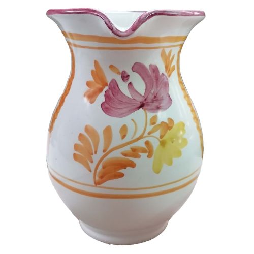 Brocca linea Moderna. Ceramica di Vietri dipinta a mano.