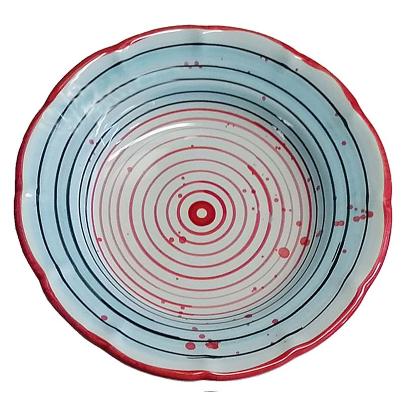Assiette collection Moderne. Éclaboussée....