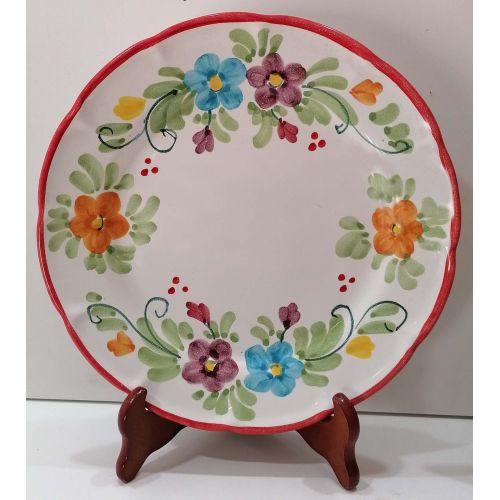 Plato. Línea Primavera. Cerámica de Vietri. Pintado a mano. Disponible llano, hondo, postre o bajo plato.