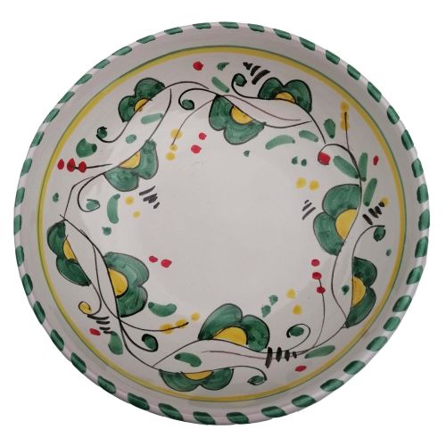 Big Mama Restaurant Line - Vietri Ceramic Bowl, Deep Plate, Soup Bowl