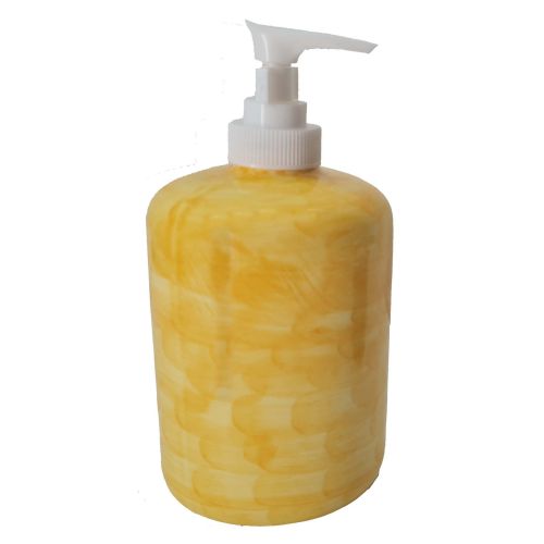Dosatore sapone. Linea Pennellati Ceramica Vietrese