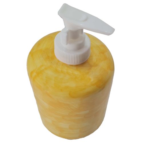 Dosatore sapone. Linea Pennellati Ceramica Vietrese