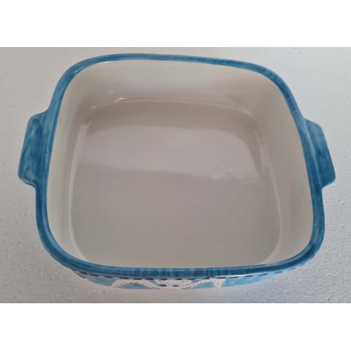 Oven pan Animal line. handpainted Vietri ceramic