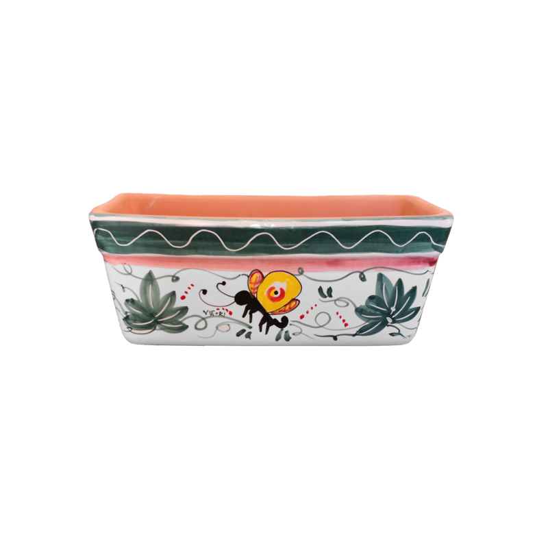 Rectangular Planter. White Base with...