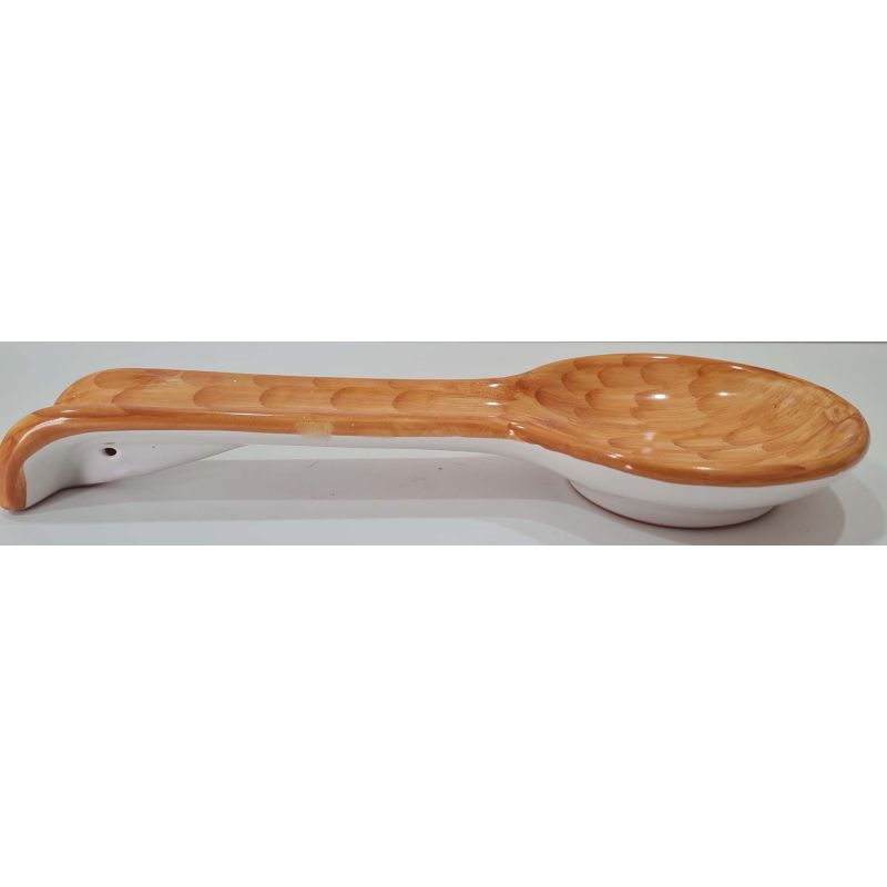 Poggia mestolo Linea Pennellati. Ceramica di...